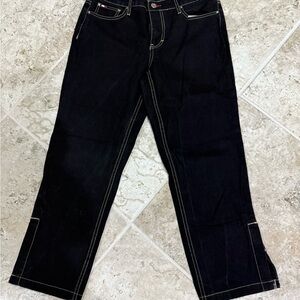 Tommy Hilfiger Black Capri Jeans Women’s Size 6
